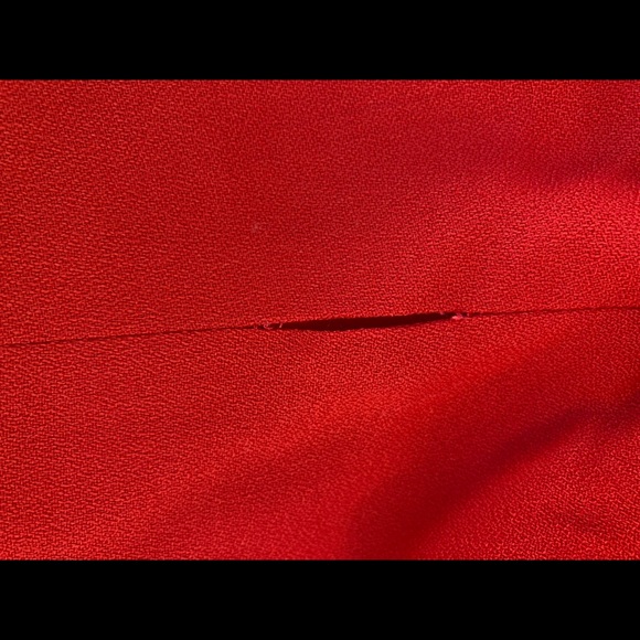 Vintage Evan Picone Red Button Up Blazer Dress Size 6 - Picture 12 of 16